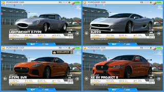 Real Racing 3 - All cars prices til version 7.3.0
