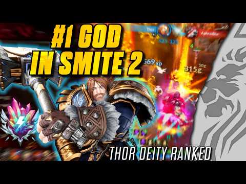 #1 GOD IN SMITE 2! THOR DEITY RANKED JUNGLE