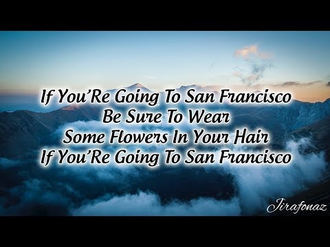 FLOWERS IN YOUR HAIR (SAN FRANCISCO) - LYRICS