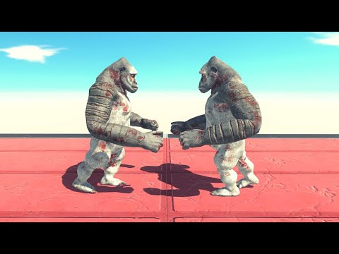 All Units Vs Itself On BRIDGE With HP Bar ARBS |Animal Revolt Battle Simulator