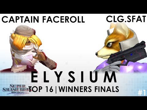 Elysium #1 - Captain Faceroll (Sheik) VS CLG. | SFAT (Fox) - Winners Finals