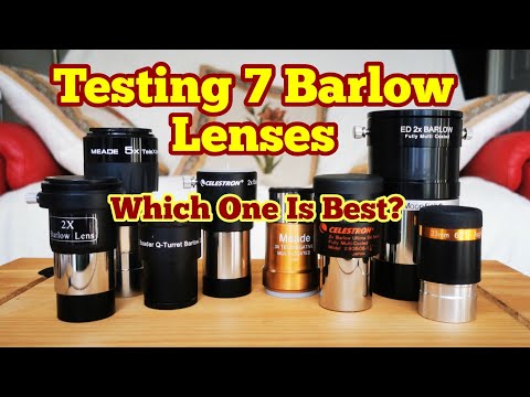 Testing 7 Barlow Lenses For Astronomical Telescopes