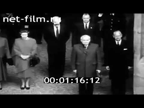 Soviet Anthem played at Soviet visit to UK