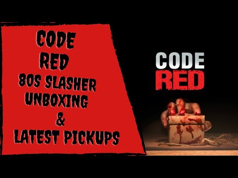 Code Red 80s Slashers Unboxing & Latest Pickups VHS/DVD/4K UHD