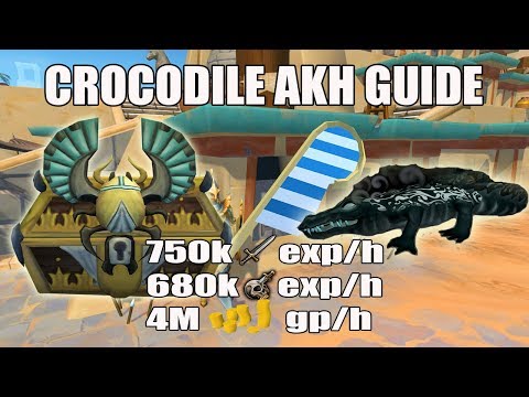 [Runescape 3] Crocodile Akh Slayer Guide | Soul Devourers | 750k Melee Exp/h | 680k Slayer exp/h