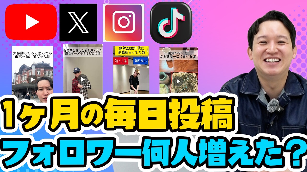 1ヶ月ショート動画をあげ続けた結果のご報告【kentofukaya】