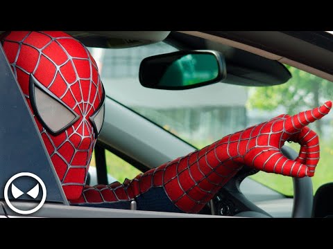 SPIDER-MAN Attacks Opel Dealer! - Cars are for Humans