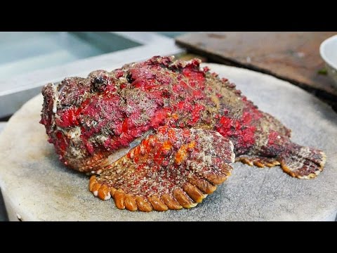 Stenfisk - mest giftiga fiskar i världen kokta två sätt!