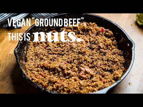 The BEST Vegan Walnut Taco Meat