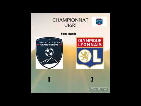 U16R1  ETGGFC - OLYMPIQUE LYONNAIS 1 - 7