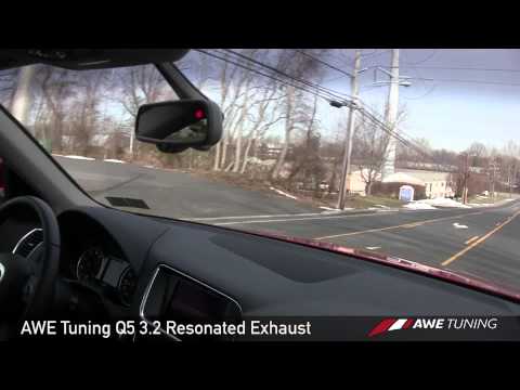 AWE Tuning Q5 3.2L Resonated Exhaust System