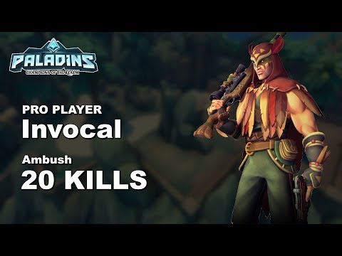 Invocal Strix 20 KILLS!! Paladins Pro (SK) Ranked Gameplay 1440p High Quality Video