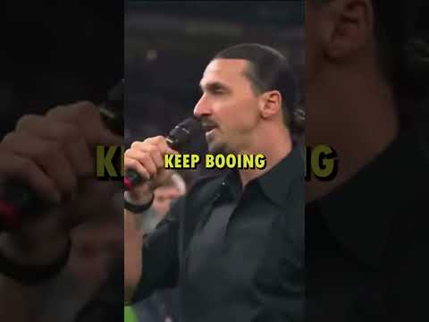 Zlatan Ibrahimović Savage 😎😎 Reply to booing Verona fans #shorts #zlatan #acmilan