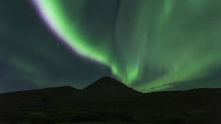 Aurora Borealis time lapse Iceland