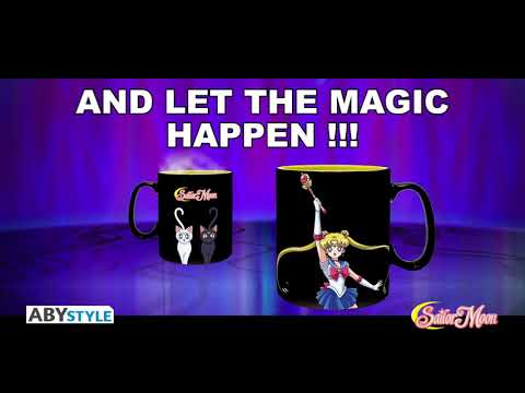 Duży kubek zmieniający kolor Czarodziejka z Księżyca / Sailor Moon - Group