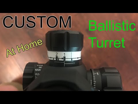 HOW TO: CUSTOM BALLISTIC TURRET AT HOME