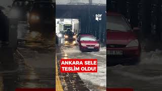 Ankarada Sel Alarmı! Görenler Gözlerine İnanamadı!