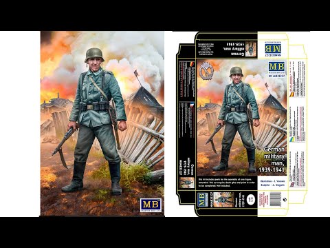 German military man 1939-1941, Master Box MB35227 (2023)