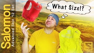 Salomon ADV SKIN 12 | WHICH size? | Review | Trial Running Hydration Pack 2022 | Buyers guide-Unisex