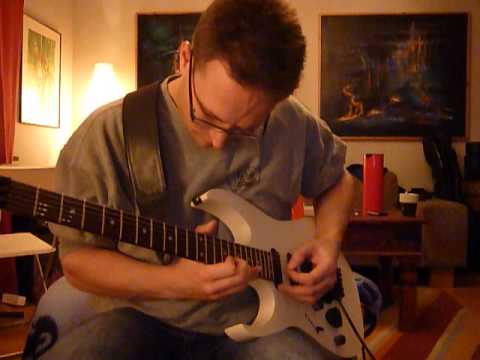 Anders Bosells  Fantasia (Cover) ! no tabs = impro on lefty Ibanez RG560L 1987 ! :)