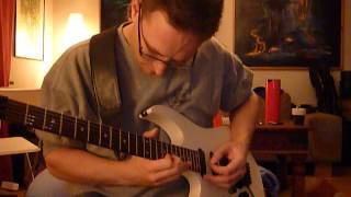 Anders Bosells  Fantasia (Cover) ! no tabs = impro on lefty Ibanez RG560L 1987 ! :)