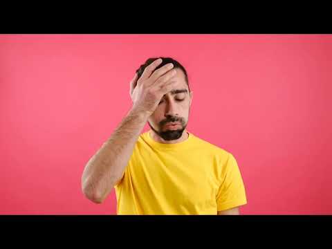Man Makes Face Palm Gestures Stock Video | Boy shakes his head copyright free video | Pixadisc