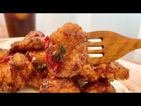 Korean Fried Chicken with Soy Garlic Sauce recipe