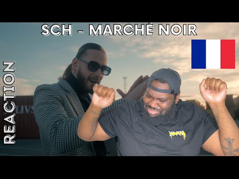 SCH - Marché Noir (Clip officiel) (UK REACTION) // REACTING TO FRENCH RAP