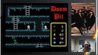 Risking death in the first level of 'Doom Pit'