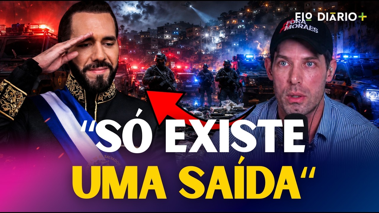 “PRECISAMOS SEGUIR O EXEMPLO DO BUKELE E DERROTAR A CRIMINALIDADE”, DISPARA