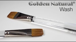 SILVER GOLDEN NATURAL PINCEL SQUARE WASH MANGO CORTO SERIE 2008S