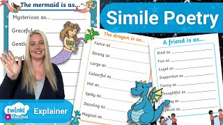 Simile Poetry Fun Writing Activities for Children