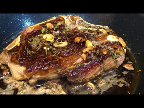CHULETÓN CON MANTEQUILLA DE HIERBAS