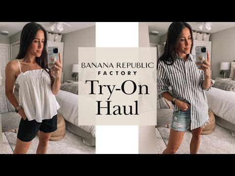 Banana Republic Factory Try-On Haul!!