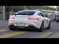Mercedes AMG GTS GT R GTC INVASION In Zurich LOUD Exhaust Sounds