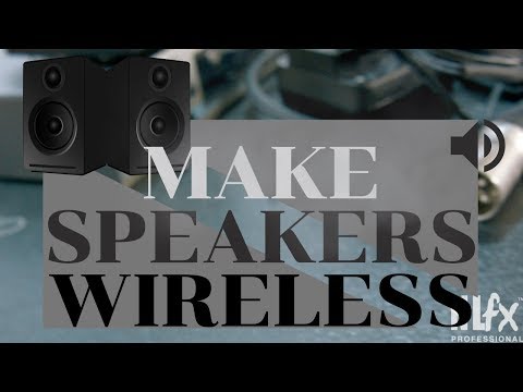 Make your SPEAKERS WIRELESS (w/ Sennheiser G4 IEM System)