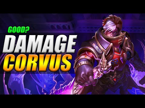 DAMAGE CORVUS IS INSANE! | Paladins PTS