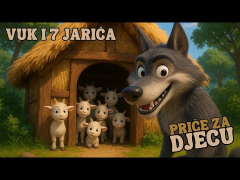 Vuk i 7 jarića | Animirane bajke i priče za djecu! 