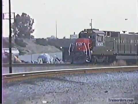 Classic Railroad Series 320 - SP and Amtrak at Colton, CA February 26, 1990