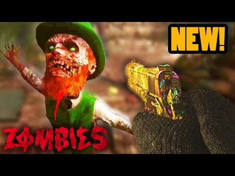 SECRET LEPRECHAUN BOSS & ALL SECRET CAMOS EASTER EGG GUIDE! (NEW WW2 Zombies Easter Egg)