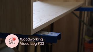 TETOME HOUSE - Furniture Maker Weekly Vlog - Custom Ash Waterfall Desk Mitres