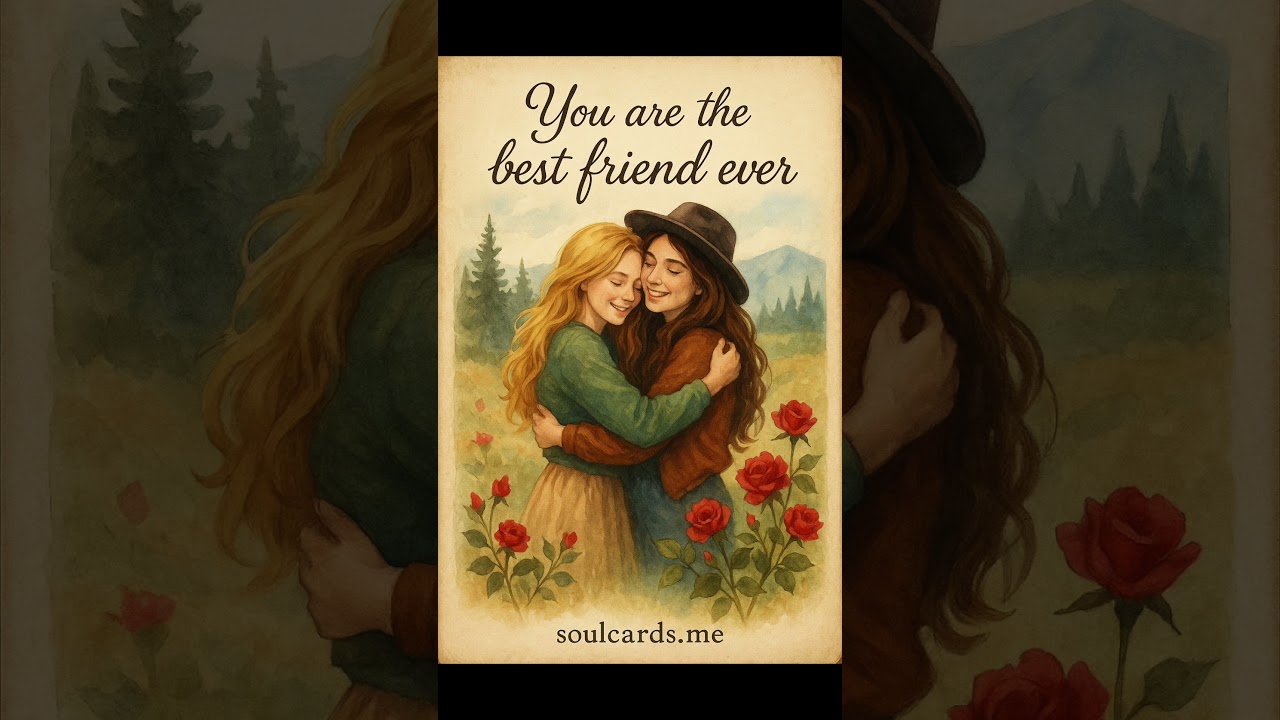 you are the best friend ever