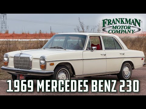 RED LEATHER 1969 Mercedes Benz 230 - Frankman Motor Company - Walk Around & Driving