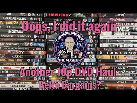 Oops, I did it again | Another Common Geordie 10p DVD Haul | Newcastle Charity Shop Finds