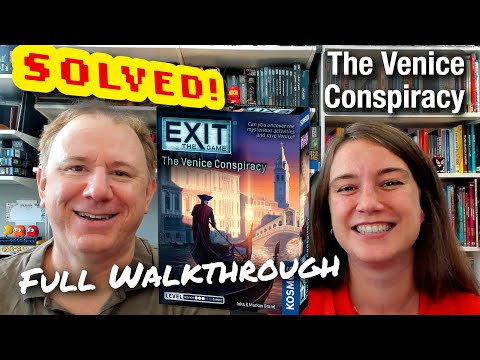 Exit the Game: The Venice Conspiracy - full walkthrough + solution with Dr Gareth and Laura