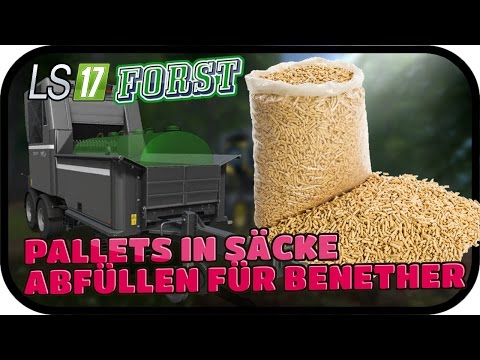 PALLETS IN SÄCKE ABFÜLLEN FÜR BENETHER - LS17 FORST KYFFHÄUSER MODDED #035 ★ Lets Play Farming Simul
