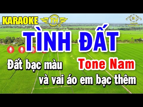 Tình Đất Karaoke Tone Nam ( Ab ) Nhạc Sống Dễ Hát | Trọng Hiếu