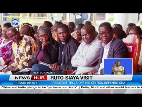 President Ruto visits Siaya with fierce message of accountability connected to corruption within SHA