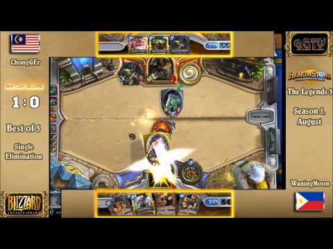 The Legends 3 by HearthstoneSEA - ChongGEr(MY) vs WaningMoon(PH)