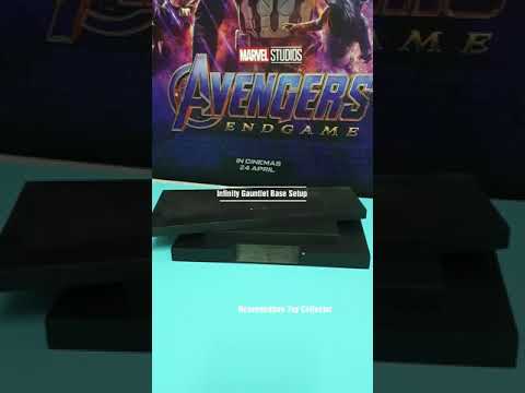 Thanos Infinity Gauntlet Wooden Base Setup Tutorial